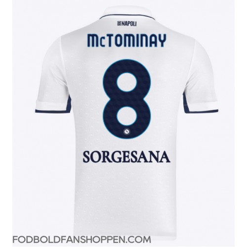 SSC Napoli Scott McTominay #8 Udebanetrøje 2024-25 Kortærmet SSC Napoli Scott McTominay #8 Udebanetrøje 2024-25 Kortærmet